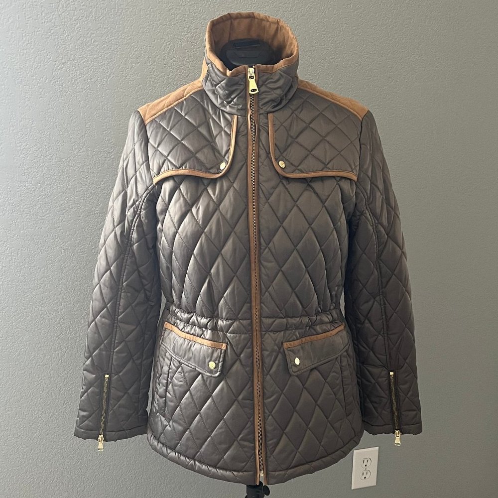 Vince Camuto Quilted Military Style Field Coat NWOT
